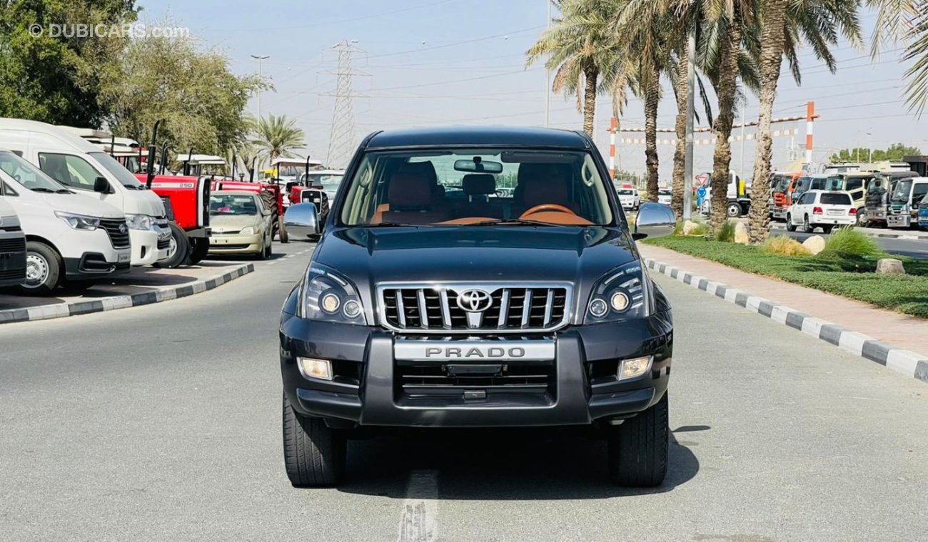 تويوتا برادو 2009 GCC Manual Modified 4WD Diesel 3.0CC Key Start Rear TV 7 Seats Good Condition