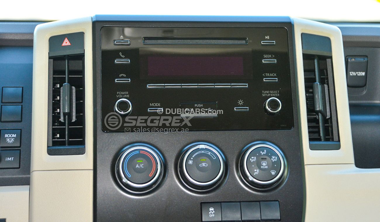 Toyota Hiace AVAILABLE High Roof, 3.5L Petrol MT, AT 2.8 DIESEL MT, AT