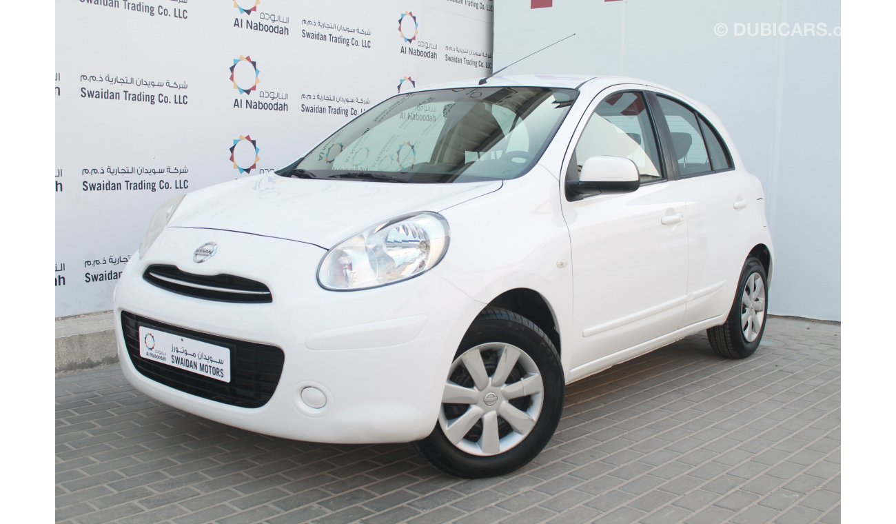 Nissan Micra 1.5L SV 2015 GCC SPECS WITH DEALER WARRANTY FREE INSURANCE