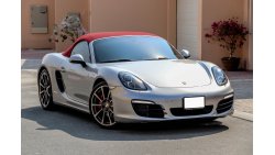 Porsche Boxster S 2013 GCC Warranty with Zero Down-Payment.