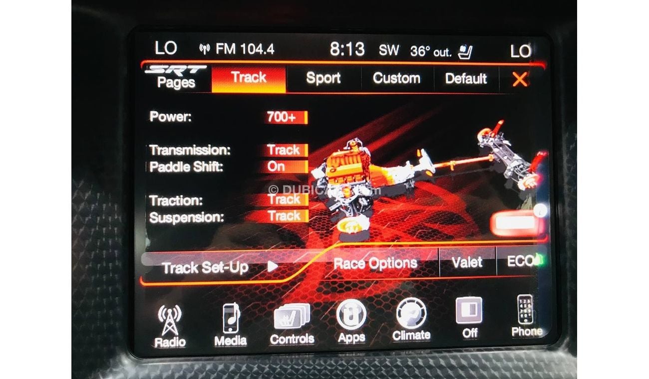 Dodge Charger SPECIAL OFFER CHARGER HELCAT 707 HP 2016 GCC FULL SERVICE HISTORY UNDER WARRANTY