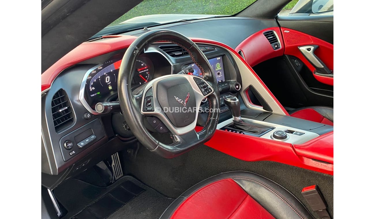 Chevrolet Corvette Z51 Competition SEats Chevrolet corvette C7 Z51 GCC 2017 full option perfect condition
