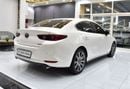 Mazda 3 EXCELLENT DEAL for our Mazda 3 ( 2023 Model ) in White Color GCC Specs