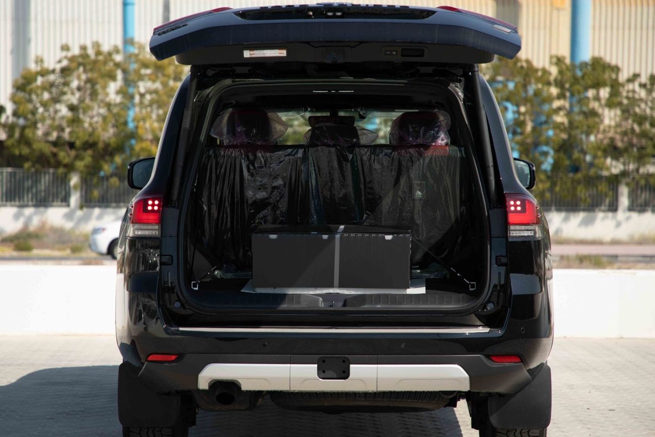 تويوتا لاند كروزر 2023 تويوتا لاند كروزر 3.5 لتر GR-Sport بدون ACC (OE-R) - أسود من الداخل أسود وأحمر