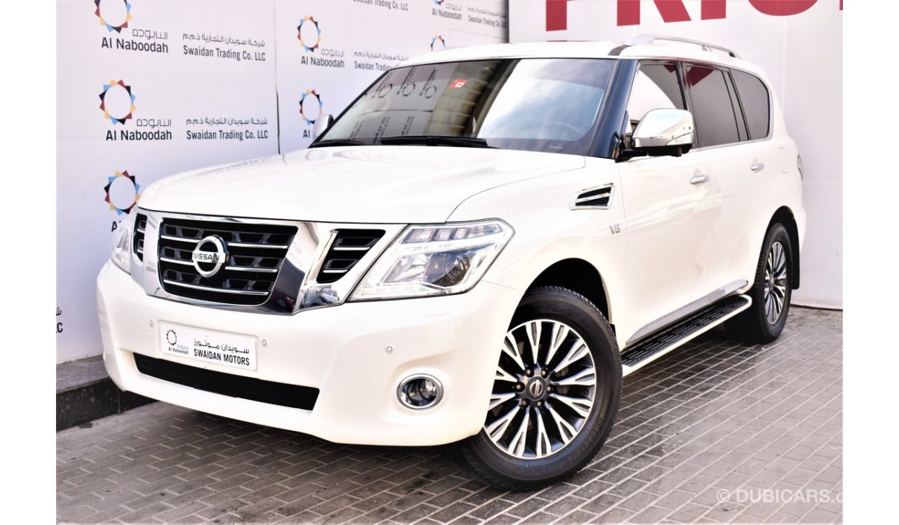 نيسان باترول AED 3526 PM |  5.6L LE PLATINUM CITY  V8 4WD 2018 GCC DEALER WARRANTY