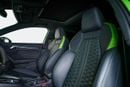 Audi RS3 STANDARD STD GCC-Exclusive Green Color-Full Leather Interior-Green Accents-Sports Exhaust