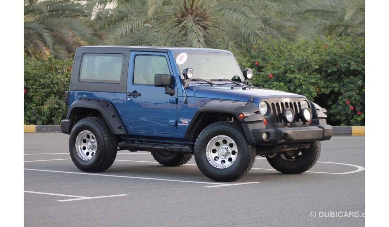 Jeep Wrangler Model 2010 Sport, Gulf, Manual Transmission, 6 Cylinders, No Accident, Odometer 137000
