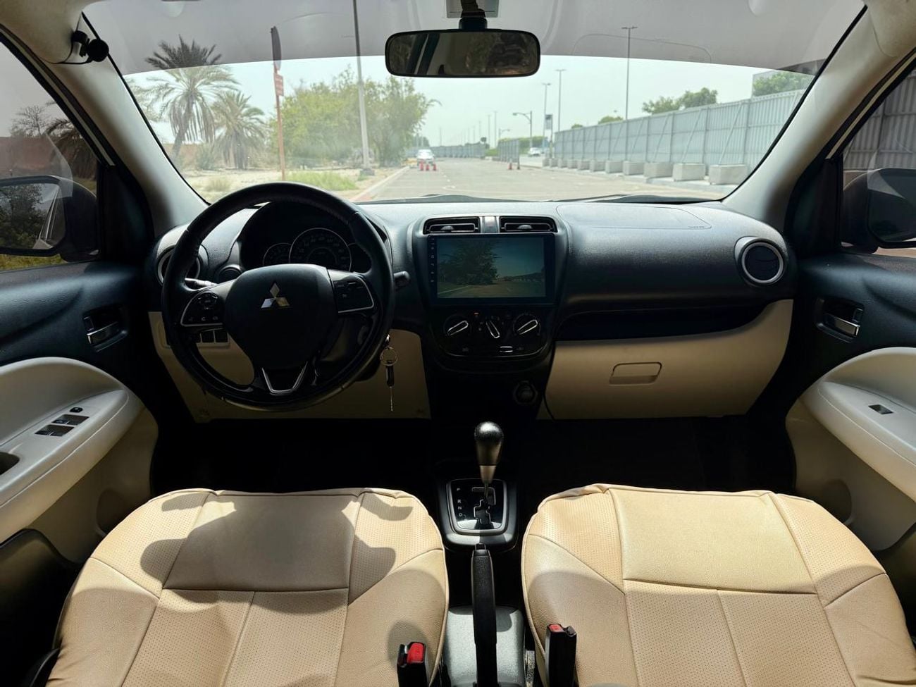 Mitsubishi Attrage GLX MID GLX MEDIUM LINE TRIM, 1.2L, GCC, ACCIDENT FREE, (280/-MONTHLY)