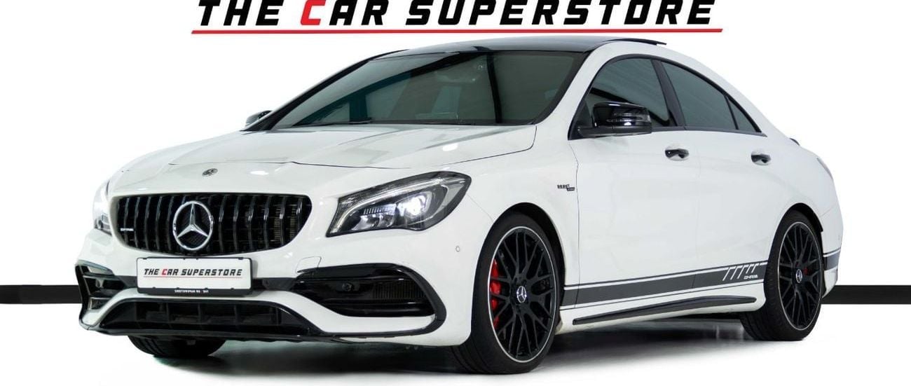 Mercedes-Benz CLA 45 AMG Std 2.0L Low Mileage-Red Accents-Sports Exhaust-AMG Sport Design Rims- Red Calipers