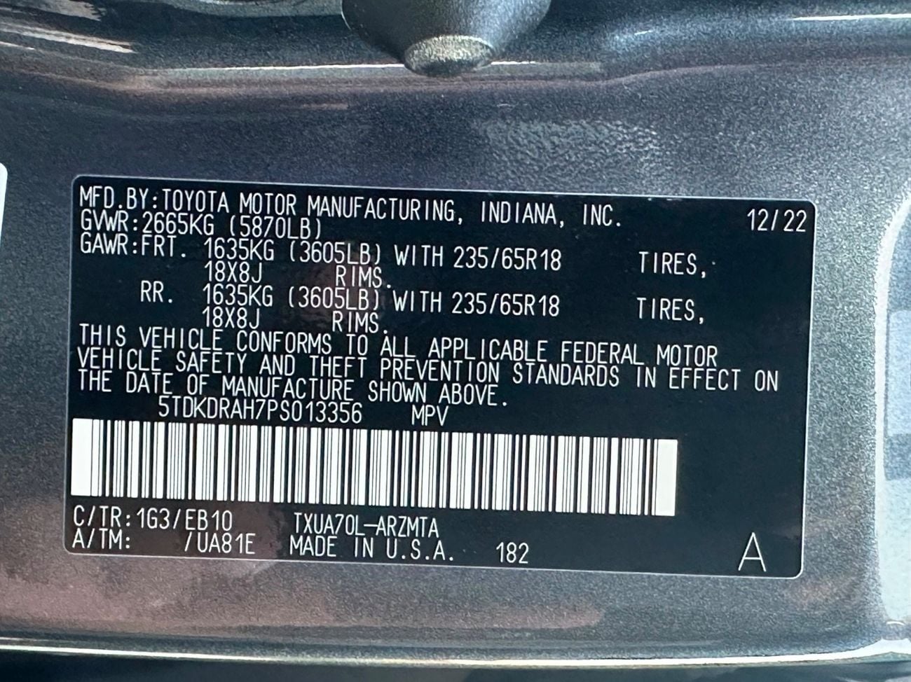 Toyota Highlander 2023 TOYOTA HIGHLANDER XLE FULL OPTIONS IMPORTED FROM USA