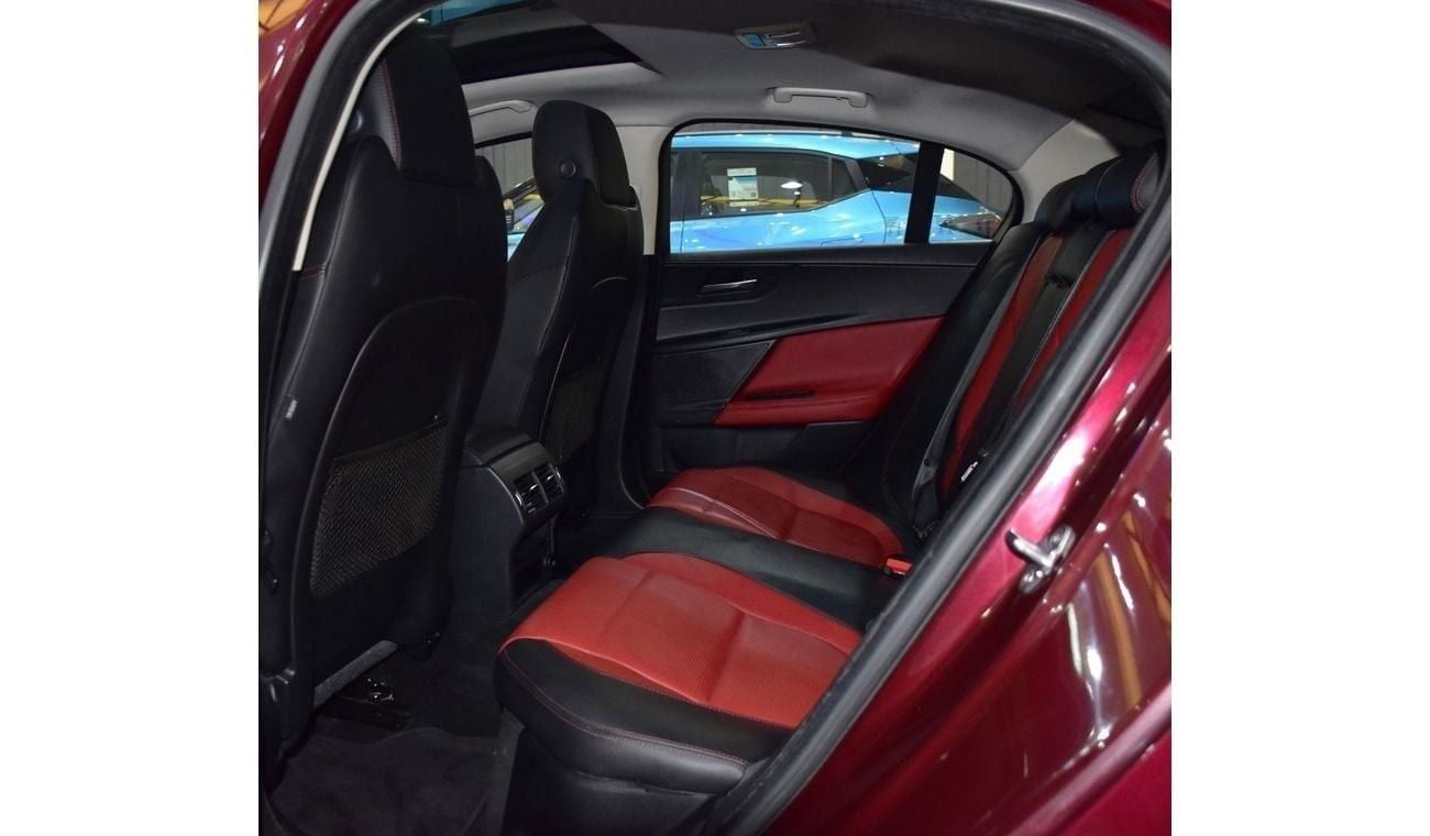 جاكوار XE EXCELLENT DEAL for our Jaguar XE R-Sport ( 2016 Model ) in Burgundy Color GCC Specs