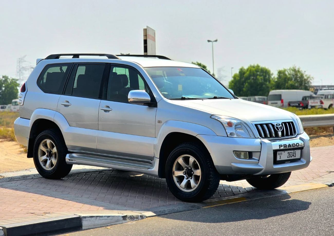 تويوتا برادو TOYOTA PRADO GX 2.7 SILVER INSIDE TAN