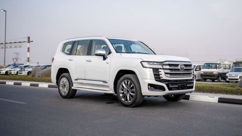 تويوتا لاند كروزر 2026 Toyota Land Cruiser 300 VXR 3.5L AT Hybrid (White-Beige)