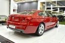 بي أم دبليو 640i EXCELLENT DEAL for our BMW 640i GranCoupe M-Kit ( 2016 Model ) in Red Color GCC Specs