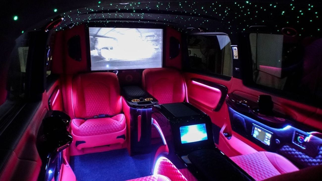 Mercedes-Benz V 300 2026 “LA CERISE” - Handcrafted by ROYAL CUSTOMS in Dubai (5 Year Warranty)