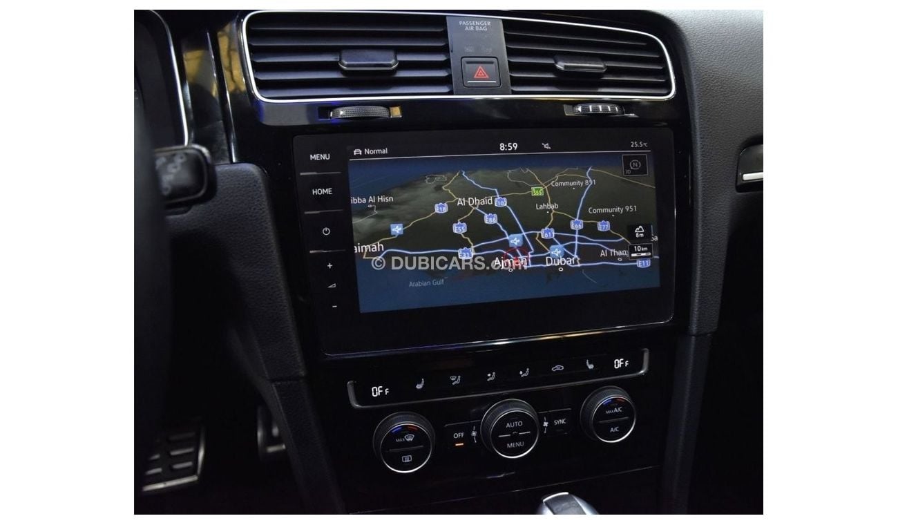 Volkswagen Golf EXCELLENT DEAL for our Volkswagen Golf R ( 2018 Model! ) in Pastel White Color! GCC Specs