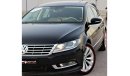 Volkswagen Passat CC Volkswagen Passat CC 2014 GCC, full option, in excellent condition, without accidents, very clean fr