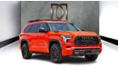 Toyota Sequoia TRD Pro 4WD Hybrid/Pano-Roof. For Local Registration +10%
