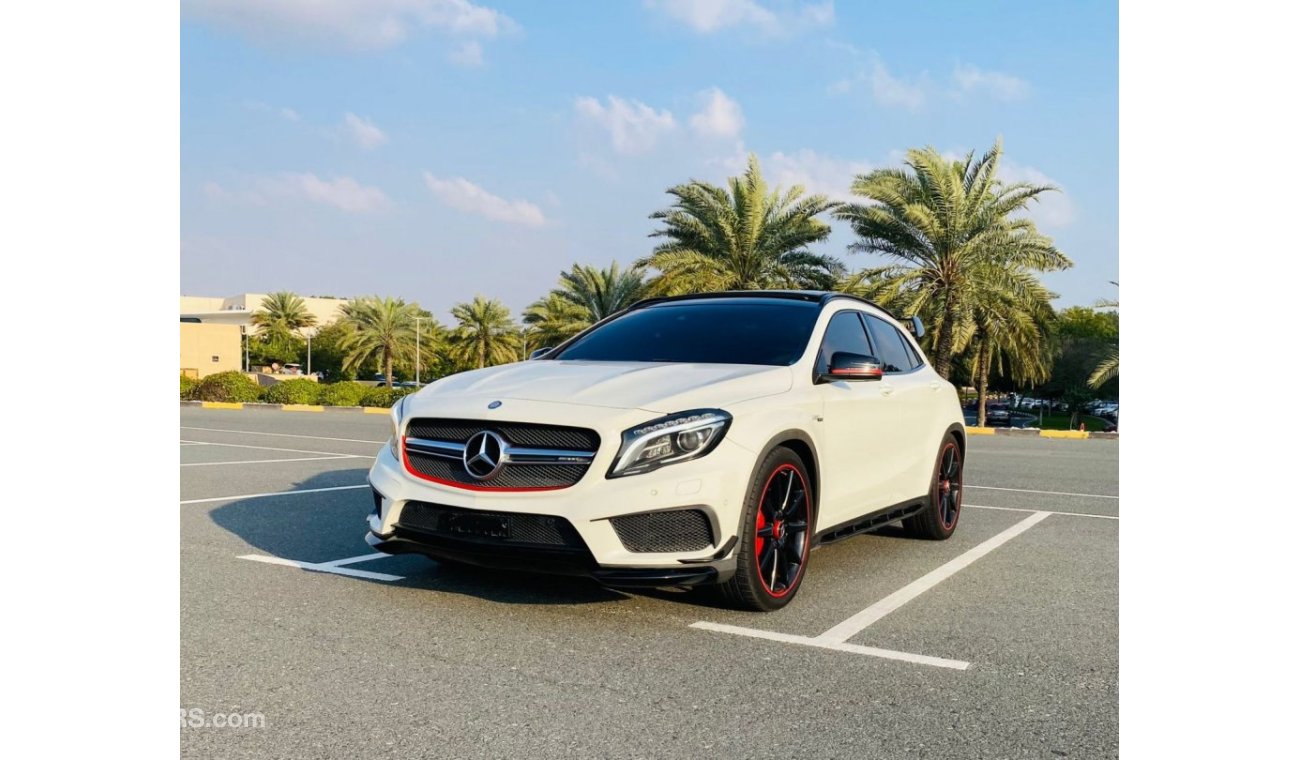 مرسيدس بنز GLA 45 AMG STD صبغ وكالة بحالة الوكالة لا يحتاج إي مصاريف مسرفس جاهز للتسجيل