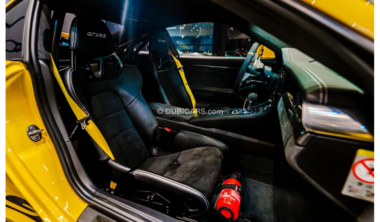 Porsche 911 2019 Porsche GT3 RS, Porsche Warranty, Full Porsche Service History, Signal Yellow, Low KMs, GCC