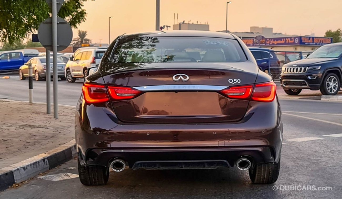 إنفينيتي Q50 3.0L Turbo V6 2019 0Kms GCC Full Option