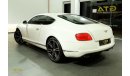 بنتلي كونتيننتال جي تي 2014 Bentley Continental GT, Warranty, Service History, GCC