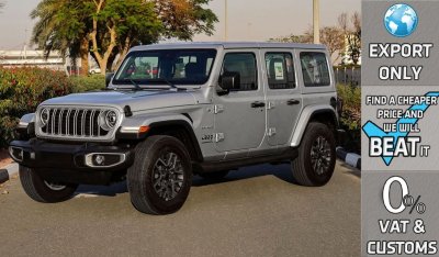 جيب رانجلر Unlimited Sahara i4 2.0L 4X4 , 2024 GCC , 0Km , (ONLY FOR EXPORT)