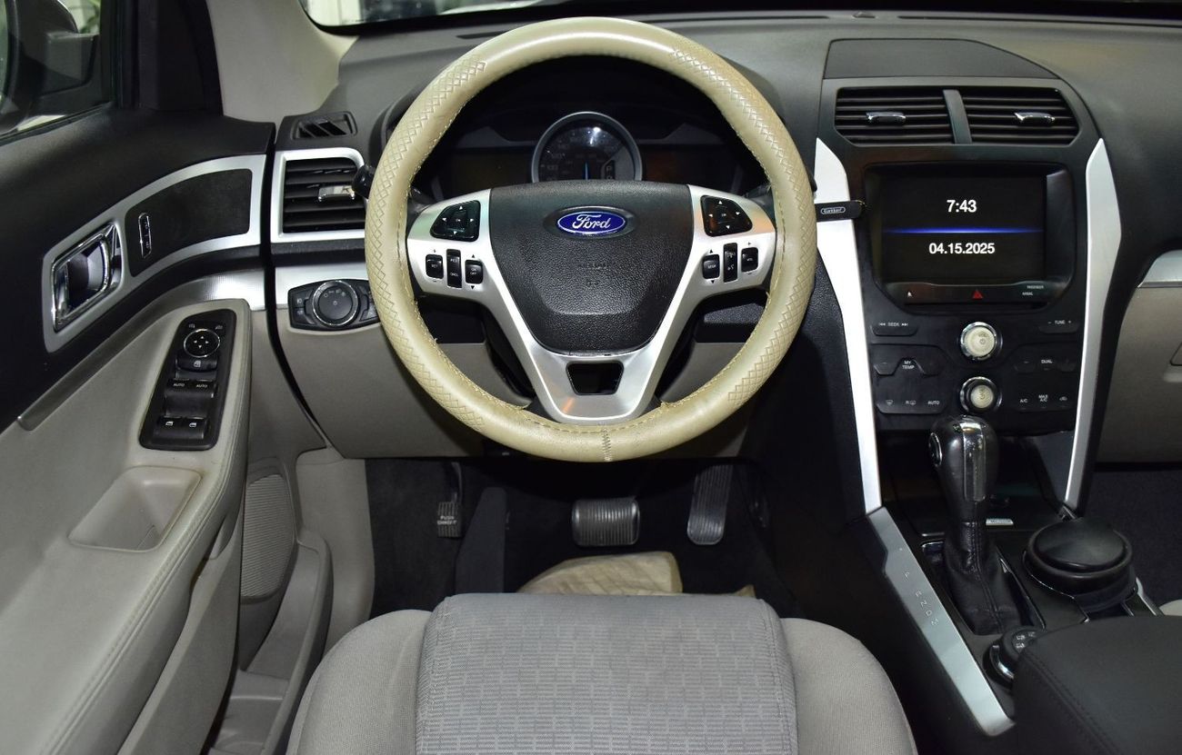 Ford Explorer EXCELLENT DEAL for our Ford Explorer XLT ( 2015 Model ) in White Color GCC Specs