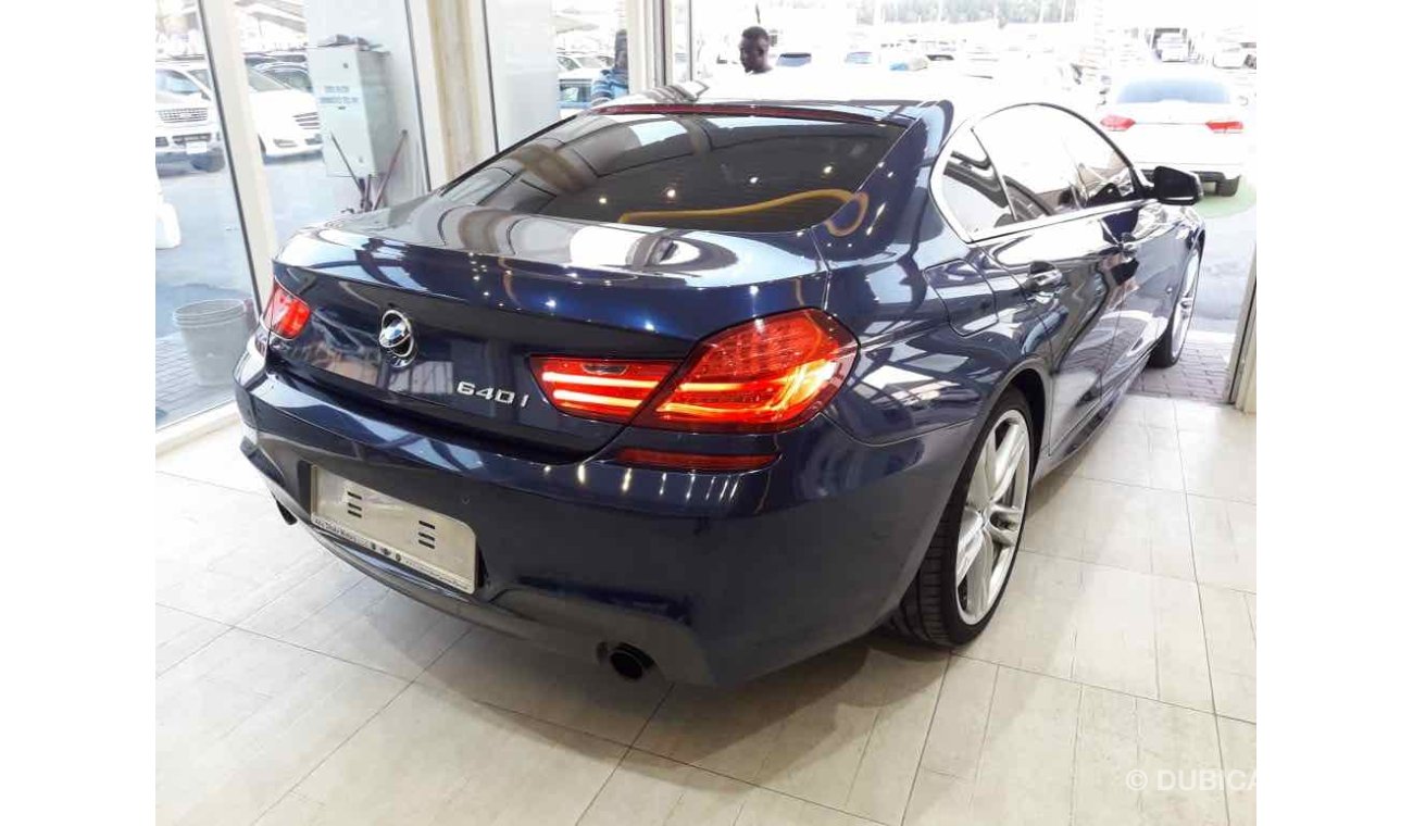 BMW 640i خليجي مالك واحد تشيكات وكالة فول اوبشن اربع فصوص كاميرات حساسات Display نفكيشن بصمة غراند كوبيه