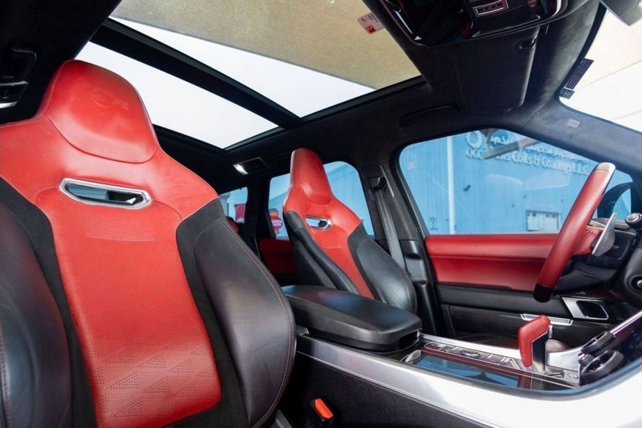 لاند روفر رينج روفر سبورت Range Rover Sport SVR 2019 GCC under Warranty with Flexible Down-Payment.