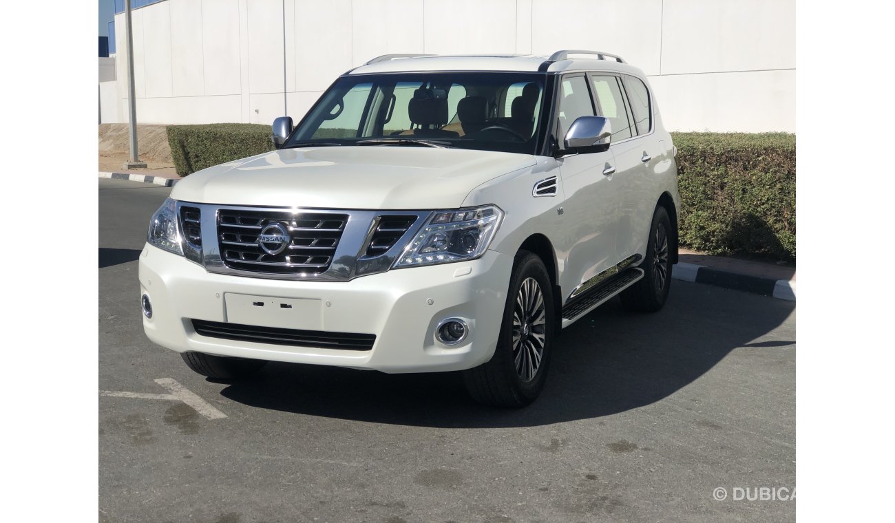 نيسان باترول NISSAN PATROL LE TITANIUM 2017 V8 . ONLY 2492X60 MONTHLY EXCELLENT CONDITION UNLIMITED K.M WARRANTY