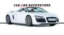 Audi R8 Spyder FSI 4.2L (430 HP) GCC-V8 Naturally Aspirated-Red Interior-Bang Olufsen Sound System