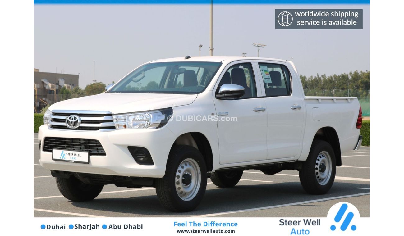 Toyota Hilux 2022 | HILUX M/T 4X4 2.4L FABRIC SEATS RED INTERIOR BASIC WITH GCC SPECS - EXPORT ONLY