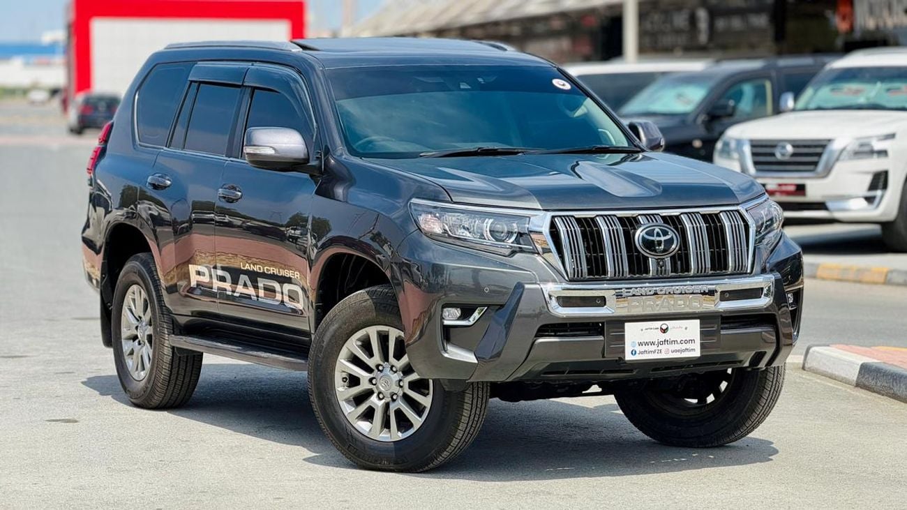Toyota Prado 2021 | 2.8L DIESEL ENGINE | AT | RHD | SUNROOF | 360 VIEW CAMERA | COOL BOX | DIGITAL ODOMETER | ELE