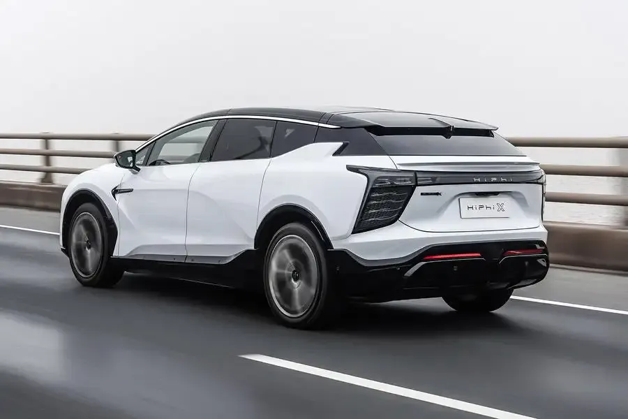 HiPhi X exterior - Rear Right Angled