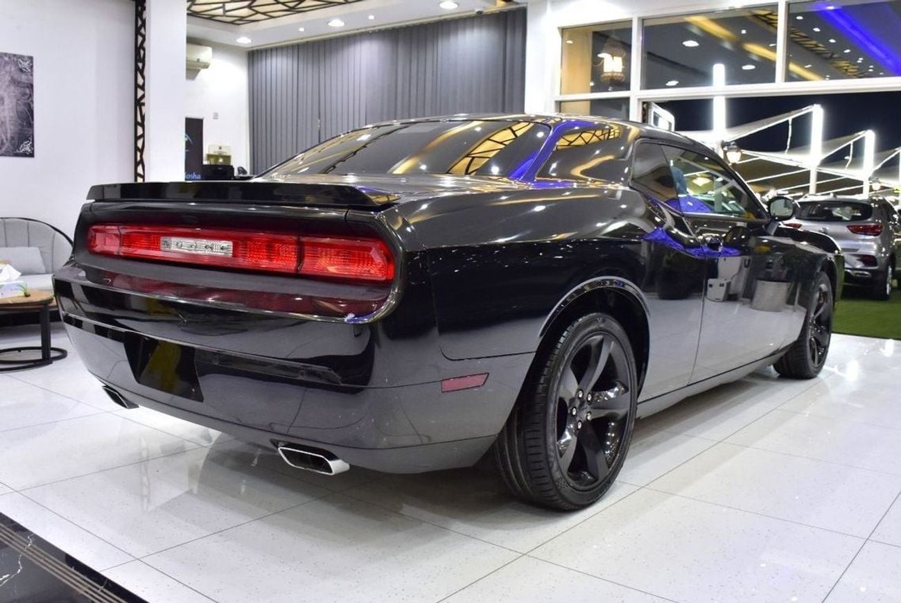 دودج تشالينجر EXCELLENT DEAL for our Dodge Challenger V6 ( 2014 Model ) in Black Color GCC Specs