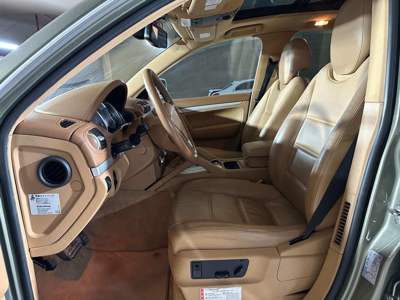 Porsche Cayenne PORSCHE CAYENNE S 2008 4.8L | RARE OLIVE GREEN EXTERIOR | PANORAMIC ROOF | BEIGE INTERIOR
