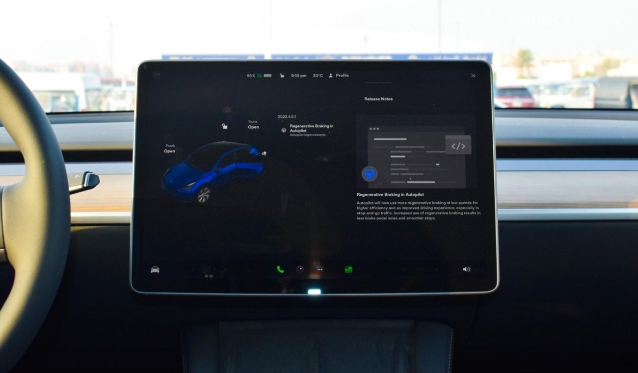 تيسلا موديل Y TESLA MODEL Y 2022 STANDARD OPTION EXPORT PRICE