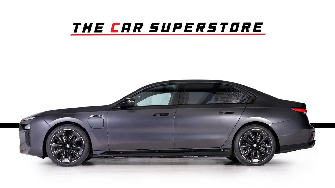 BMW M760e Frozen Black Matt-Special Order-High Specifications-M Sports Package-Rear Executive Lounge