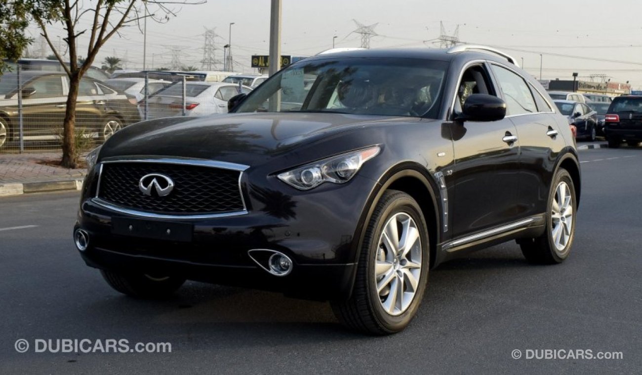 إنفينيتي QX70 Excellence 3.7L - V6 - with Warranty from Agency - GCC Specs - Zero KM- Price for export