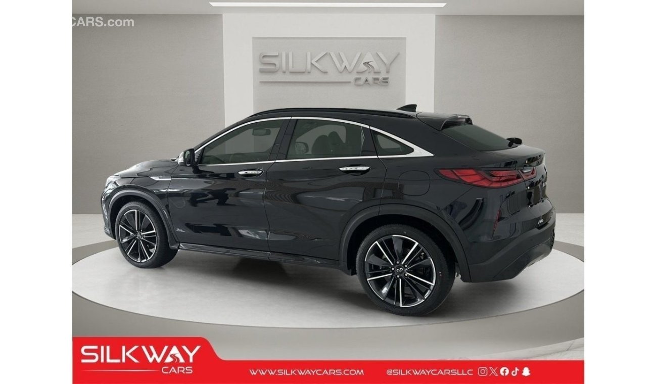 إنفينيتي QX55 إنفينيتي QX55 LUXE 2023: الأناقة تلتقي بالأداء في SilkWay Cars!