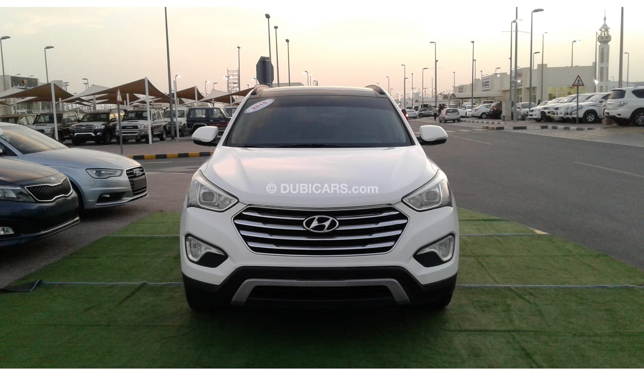 Hyundai Santa Fe HYUNDAI SANTAFE 2015 WHITE KHALIGE 3.3 PANORAMA 4WD PERFECT