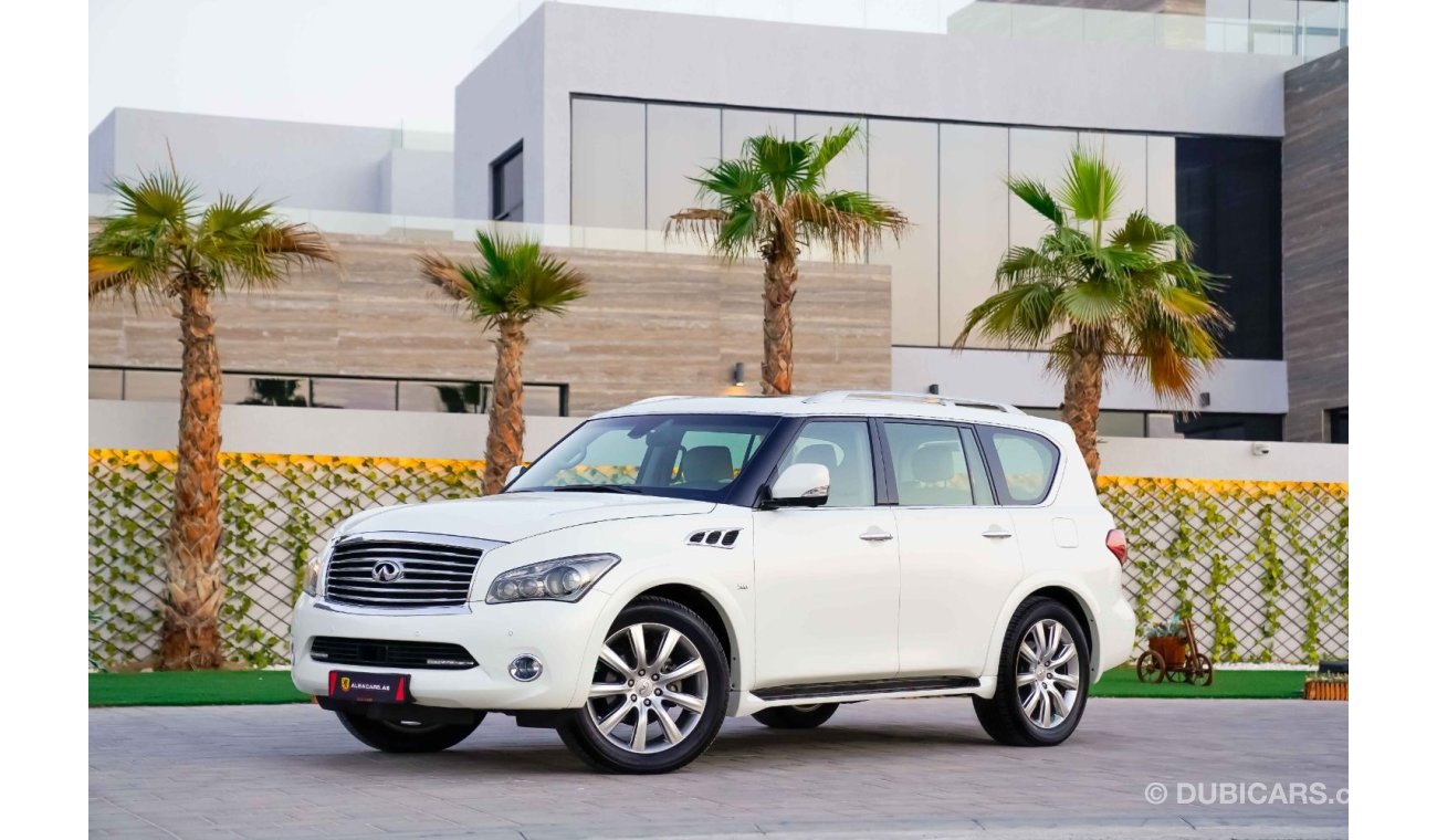 إنفينيتي QX80 2,351 P.M (4 Years) |  0% Downpayment | Full Option | Immaculate Condition!