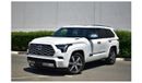 تويوتا سيكويا 2024 TOYOTA SEQUOIA CAPSTONE HYBRID V6 3.5L TURBO 4WD 7-SEATER AUTOMATIC