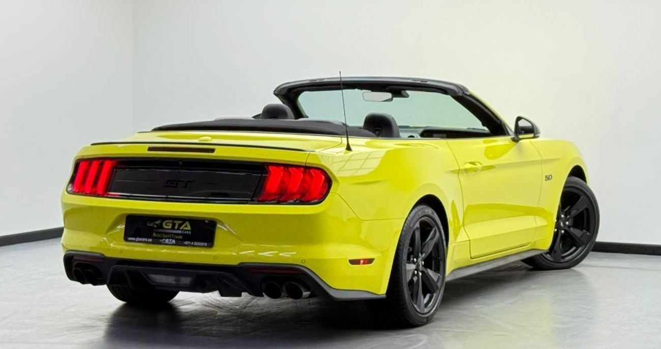 Ford Mustang 2021 Ford Mustang GT Premium Convertible, 2026 Ford Warranty + Service Pack, Low Km, GCC