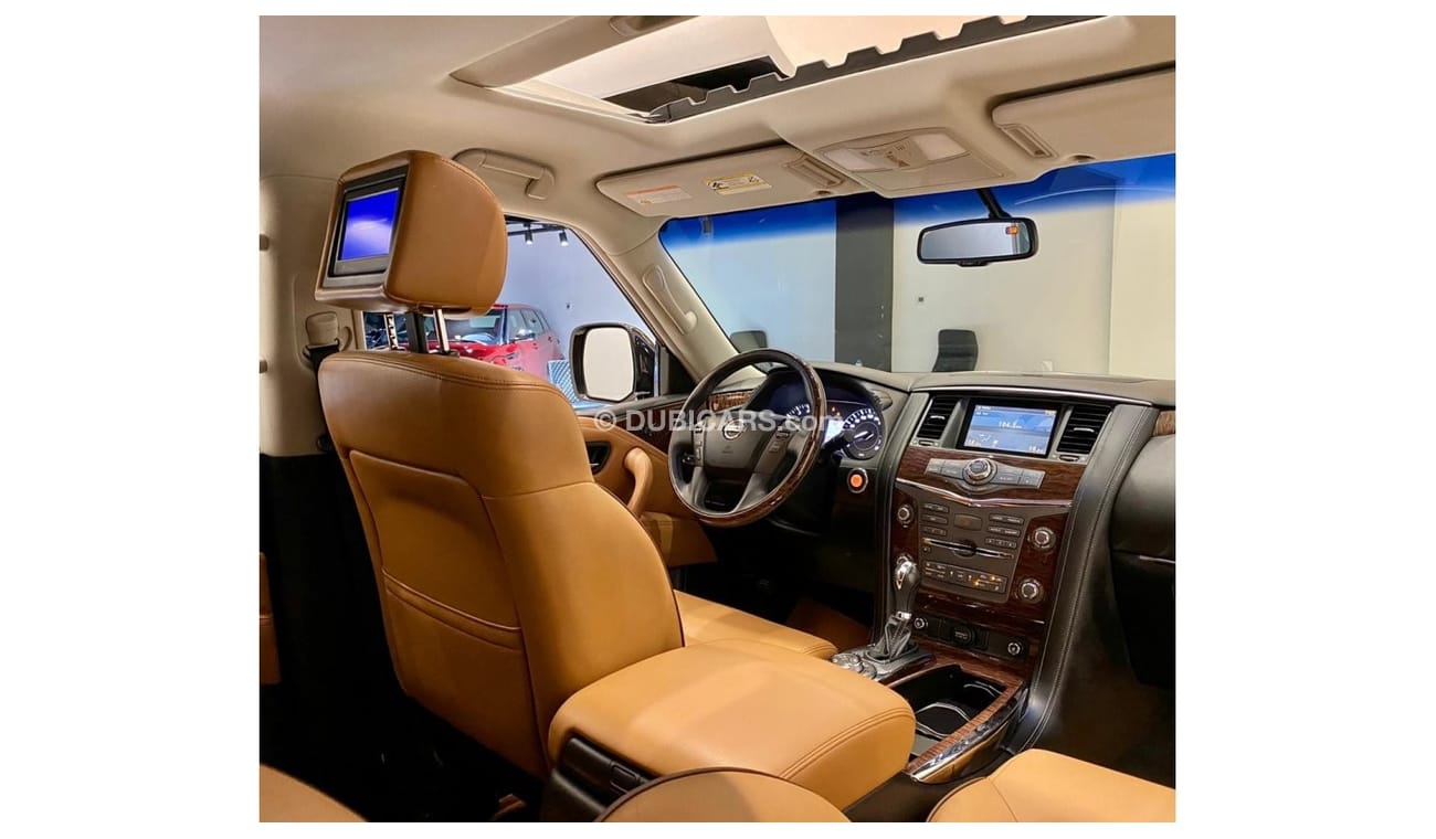 نيسان باترول 2016 Nissan Patrol Platinium, Service History, Warranty, Top Options, GCC