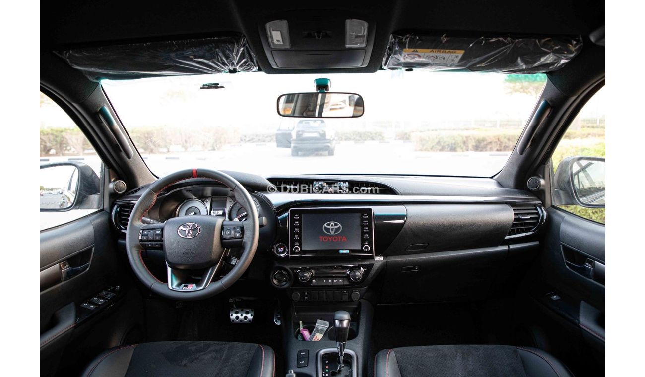 تويوتا هيلوكس 2023 Toyota Hilux 4x4 DC 2.8 GR Sport Diesel Automatic - Black inside black