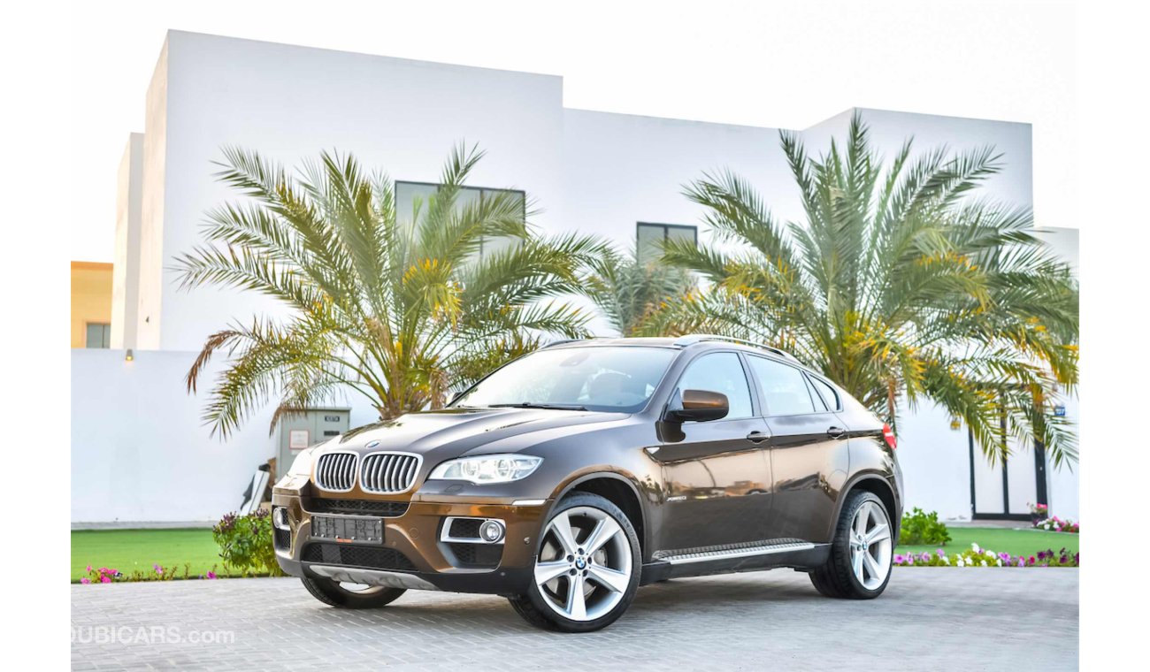 BMW X6 Xdrive50i - Agency Warranty - AED 1,939 Per Month - 0% DP