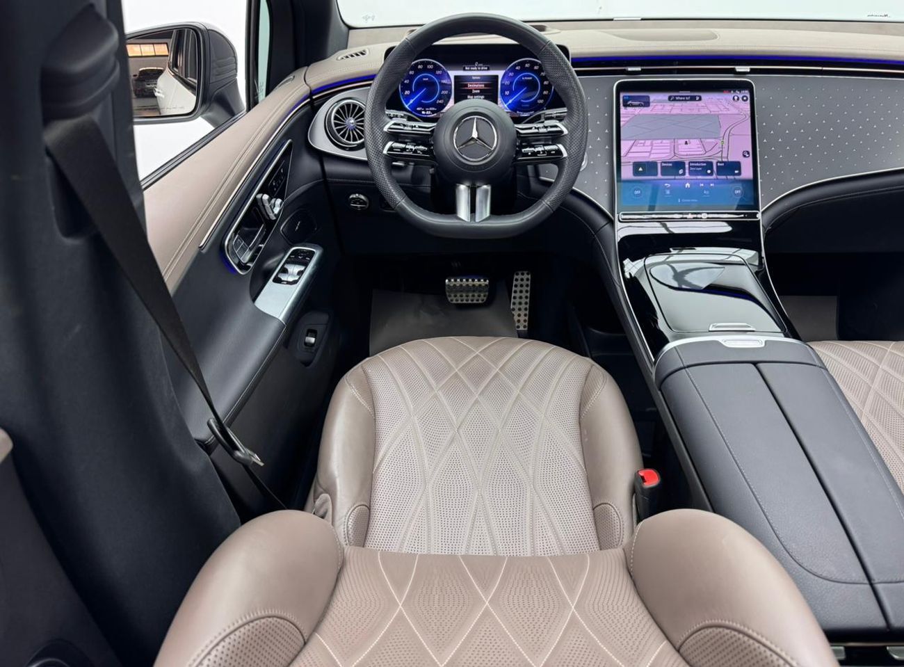 مرسيدس بنز EQE 350+ SUV 2023 Mercedes-Benz EQE 350 4Matic, 2028 Mercedes Warranty, 2028 Mercedes Service Pack, GCC