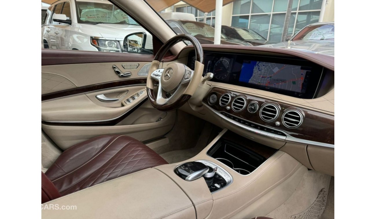 مرسيدس بنز S 560 مرسيدس بنز اي ام جي S560 خليجي فل ابشن 5 فصوص تشييكات وكاله بحاله ممتازه